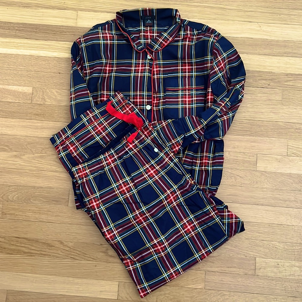 J Crew Plaid Pajamas